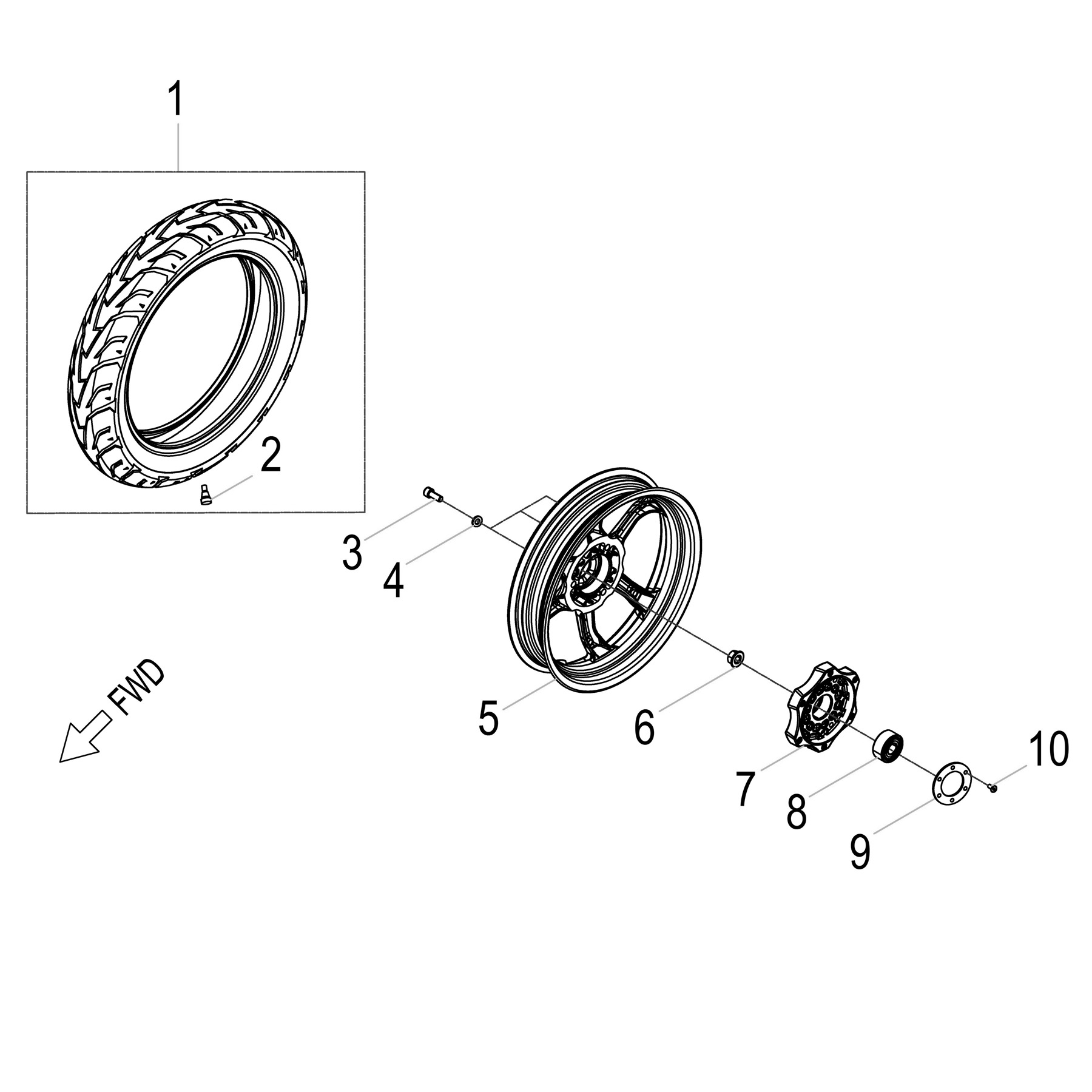 FRONT WHEEL