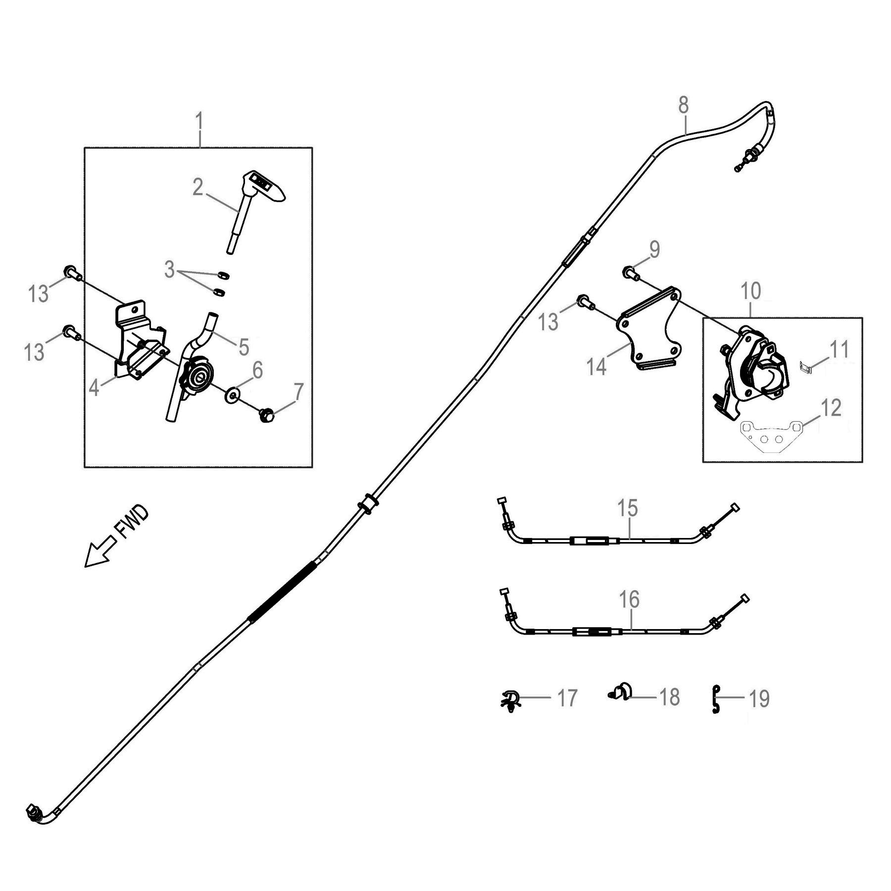 PARK BRAKE LOCK